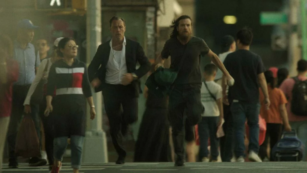 Jude Law e Jason Bateman em Black Rabbit