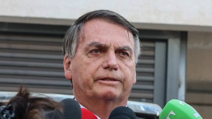 Na imagem, o ex-presidente Jair Bolsonaro