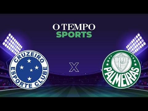 Acompanhe ao vivo a transmissão da partida entre Cruzeiro e Palmeiras