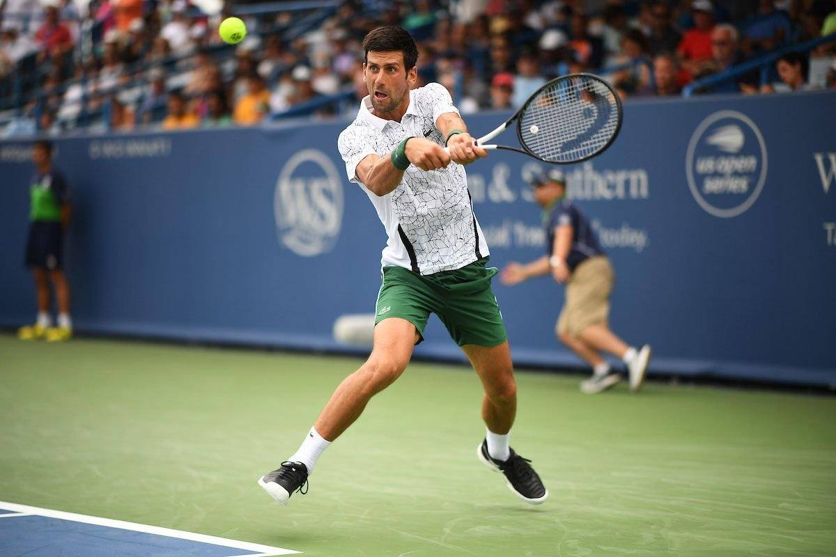 Novak Djokovic venceu o francês Adrien Mannarino, com parciais de 4/6, 6/2 e 6/1