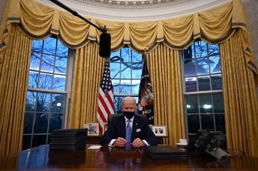 Biden mudou estética do Salão Oval da Casa Branca