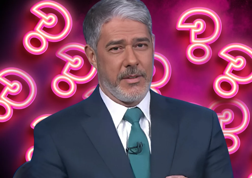 William Bonner nos bastidores da Globo  - Divulgação/TV Globo 