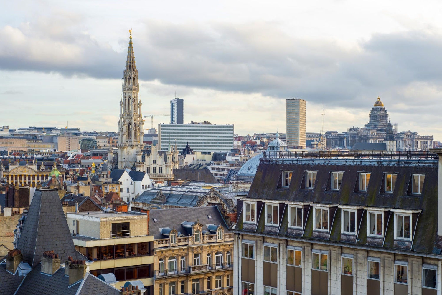Vista de Bruxelas, capital da Bélgica