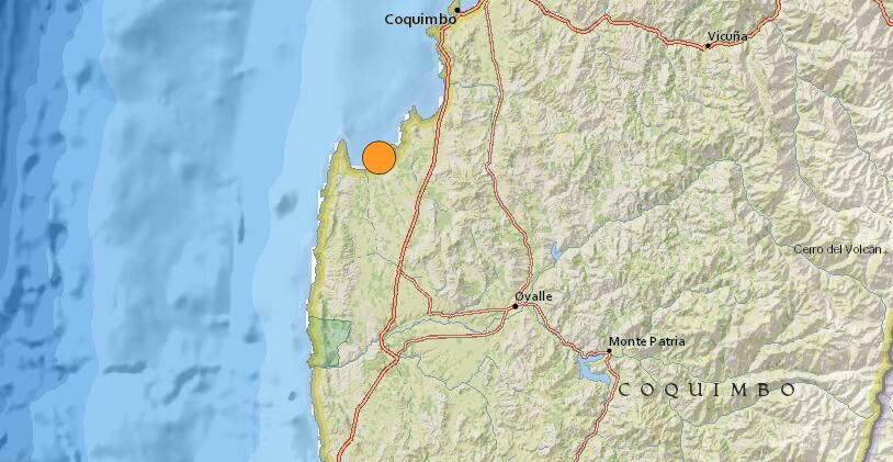 Terremoto foi sentido com mais força no Chile em Coquimbo