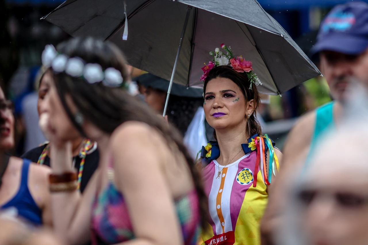Carnaval com chuva em BH