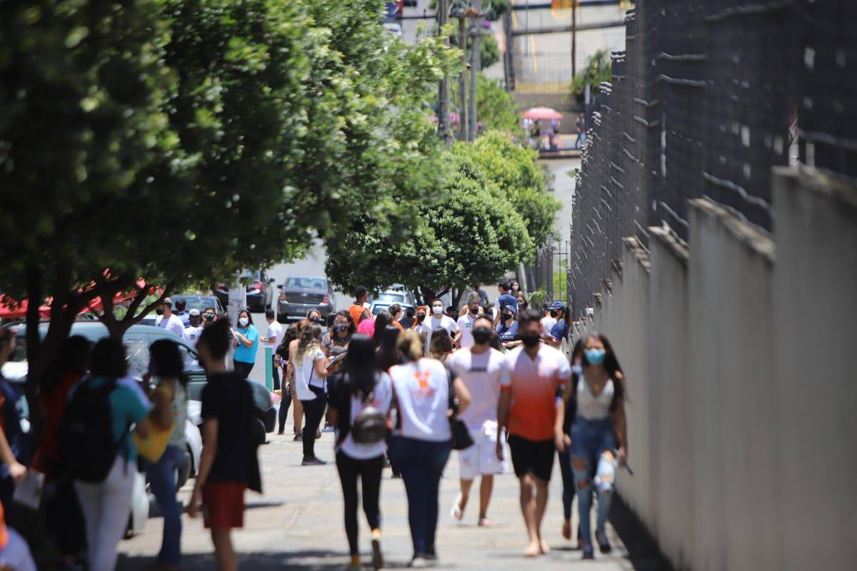 Estudantes fizeram Enem na capital mineira em meio à pandemia