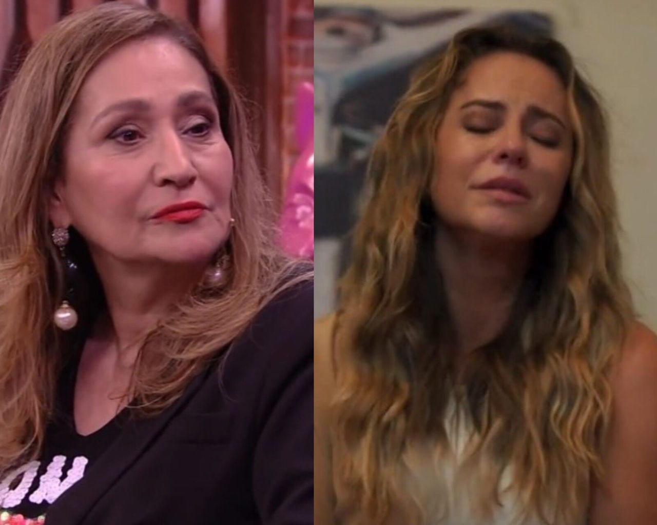 Sonia Abrão e Paolla Oliveira