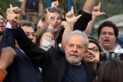 BRAZIL-JUSTICE-LULA DA SILVA-RELEASE