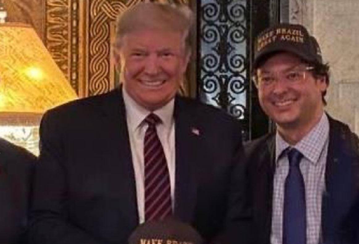 Donald Trump e Fabio Wajngarten