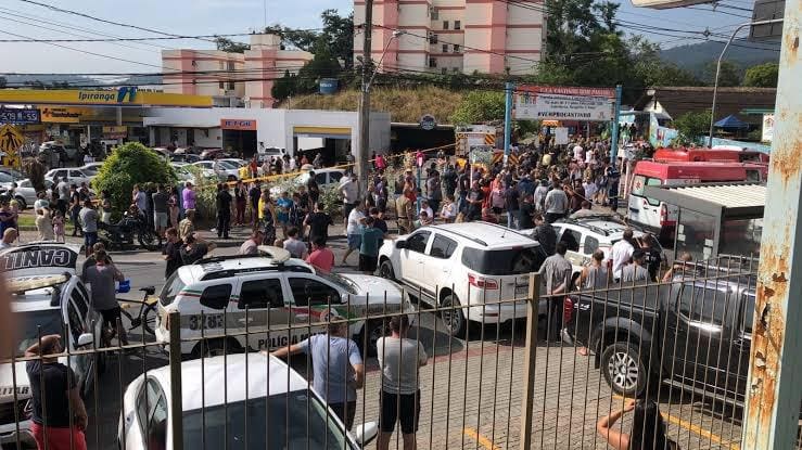 O crime ocorreu na unidade de ensino Cantinho Bom Pastor, que fica localizada na rua dos Caçadores, no bairro Velha