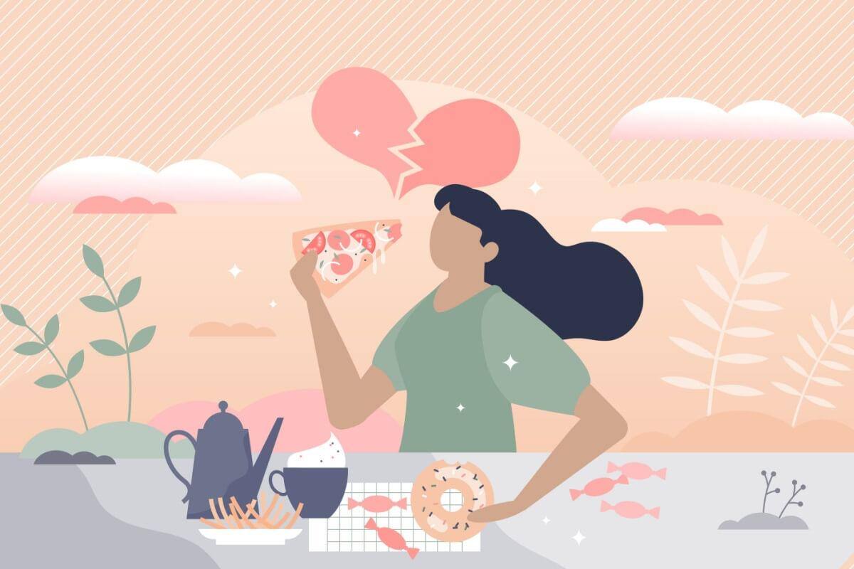 O desejo de consumir alimentos calóricos por muitas mulheres está ligado à maneira como enfrentam a solidão