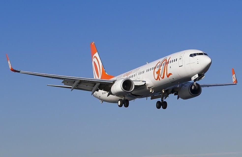 Imagem ilustrativa de um avião da Gol