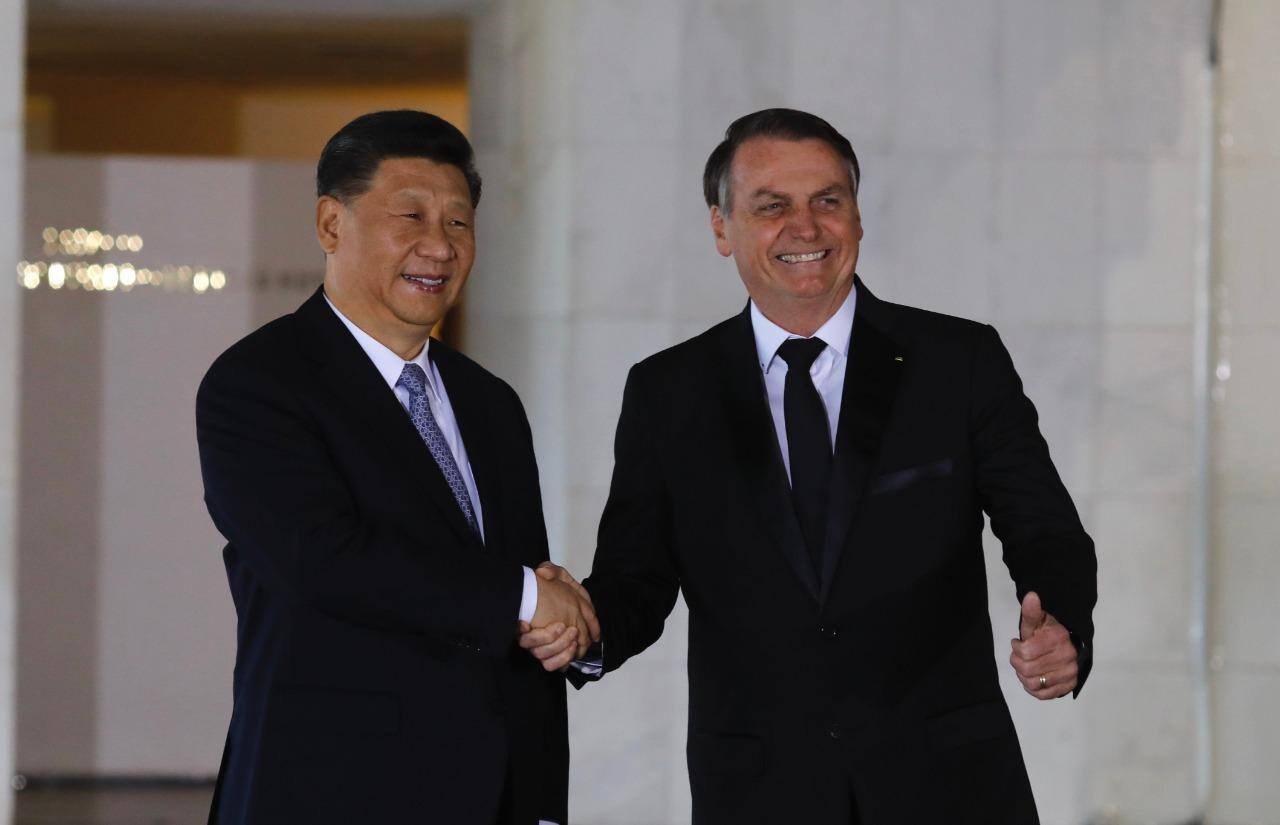 Bolsonaro recebe presidente da China no âmbito da Reunião dos Brics