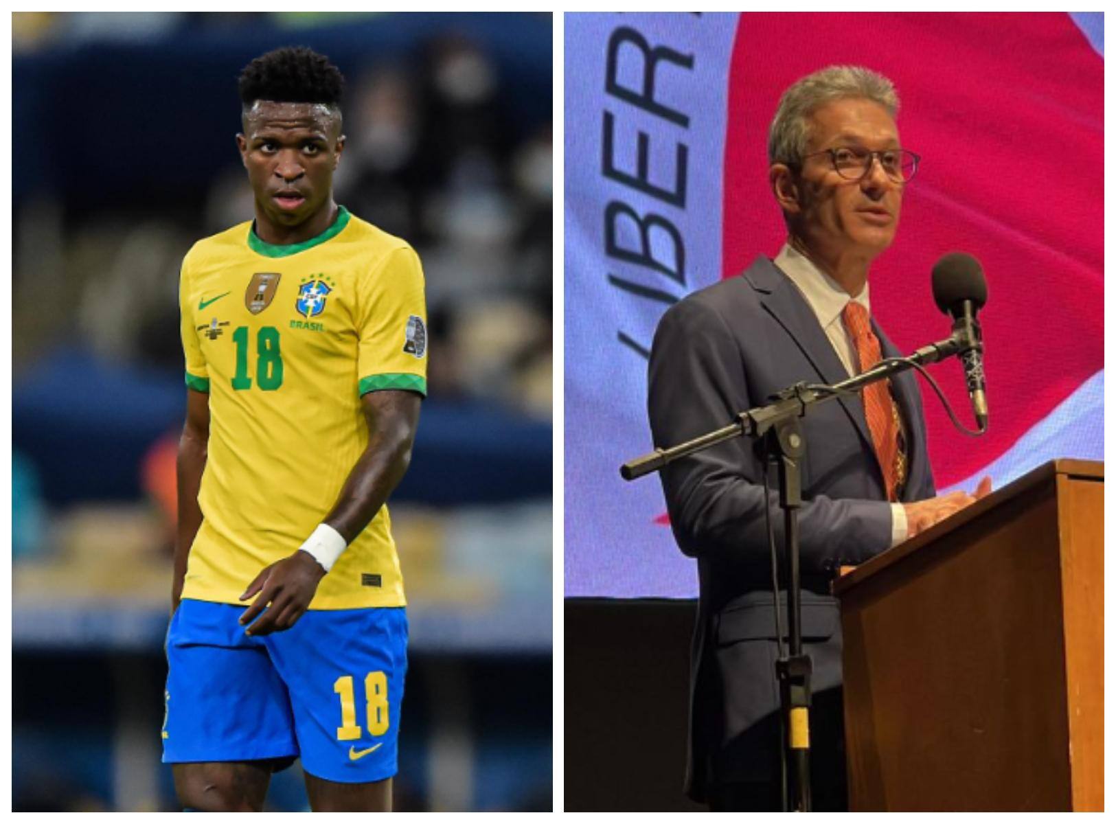 Vini Jr e Romeu Zema