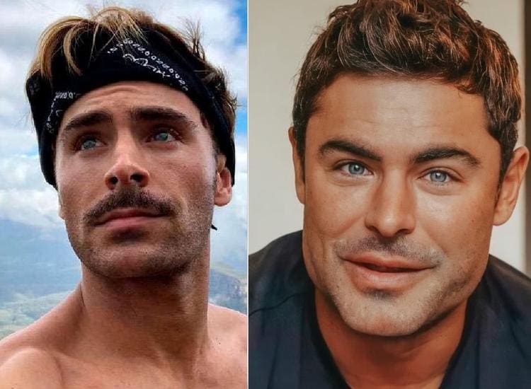 Com o rosto diferente, o ator Zac Efron surpreendeu os próprios fãs ao aparecer em um evento Os seguidores acreditam que ele tenha passado por um procedimento de harmonização facial