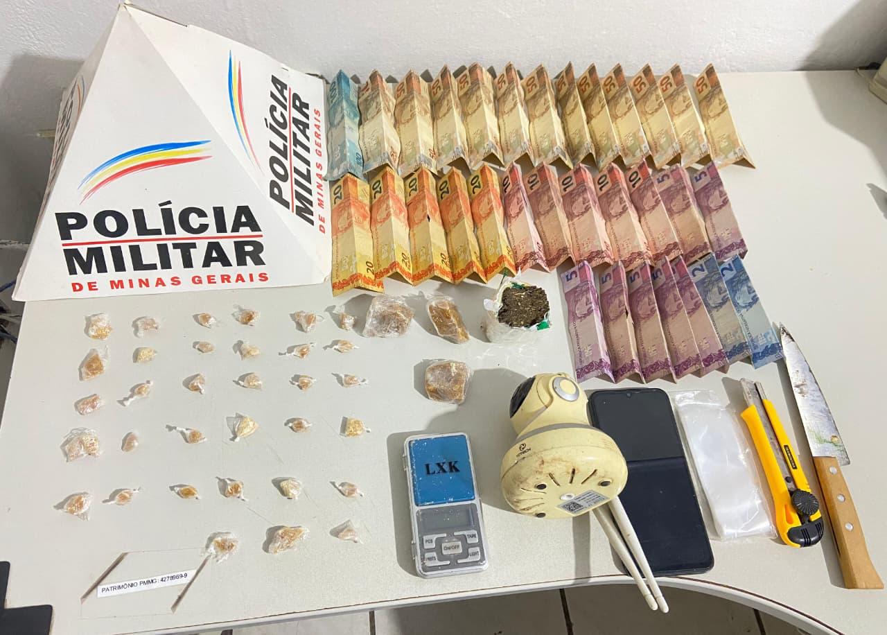 Material foi apreendido pela PM