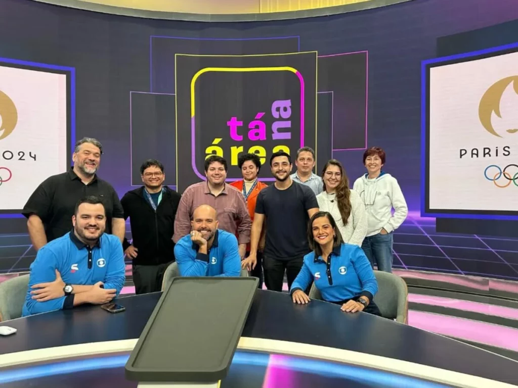 Elenco do programa Tá Na Área Olímpico