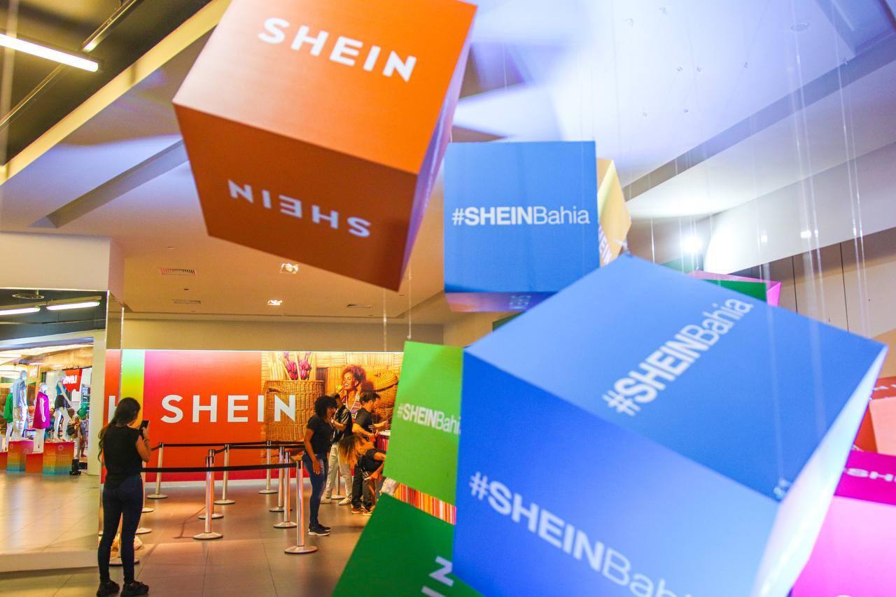 Loja pop-up da Shein em Salvador
