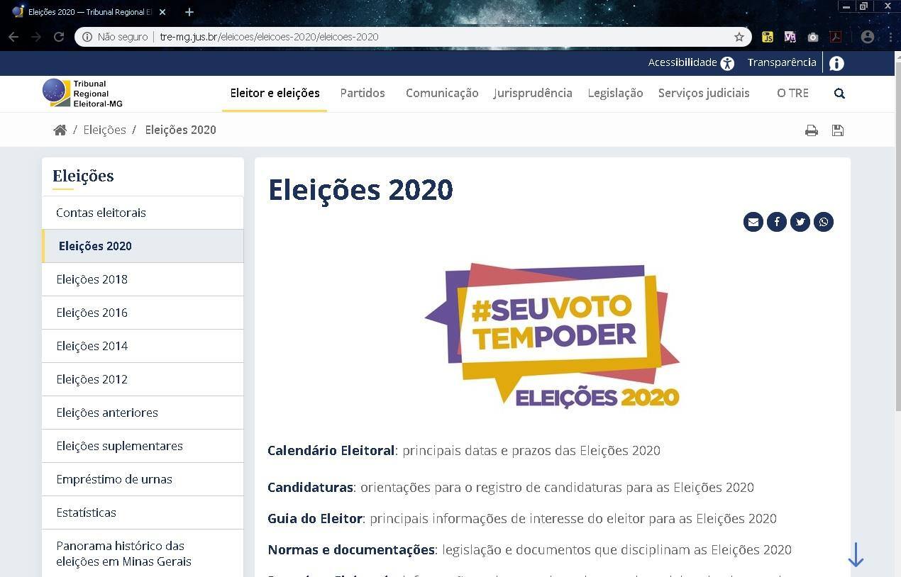 Print site TRE-MG