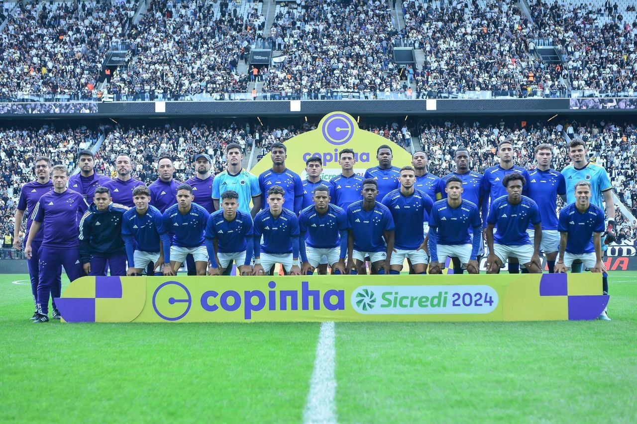 Cruzeiro perdeu a final da Copinha para o Corinthians.
