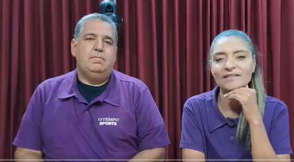 Comentaristas Daniel Seabra e Dimara Oliveira