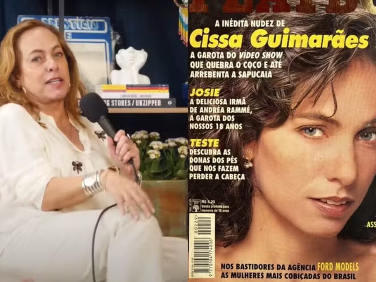 Cissa Guimarães revela motivo pelo qual topou posar nua nos anos 90