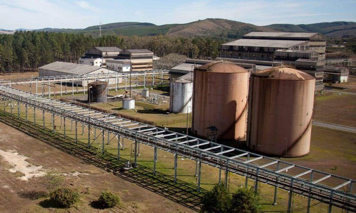 A barragem em uma antiga mina de urânio em Caldas (MG): INB sustenta que não há nenhum risco iminente quanto à segurança