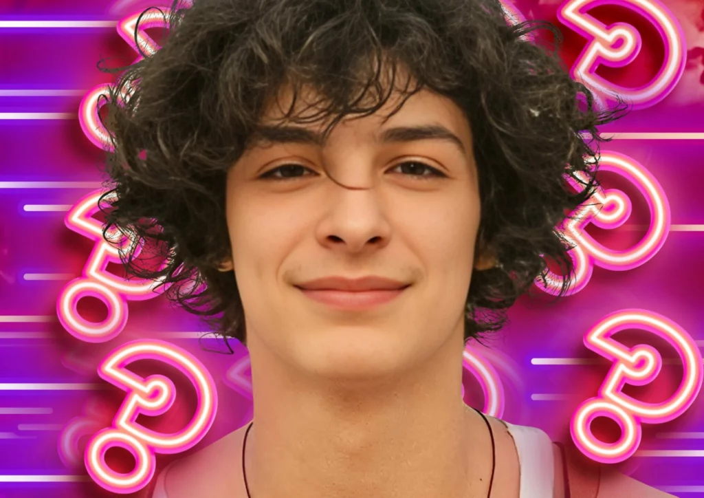 Pedro Waddington nos bastidores da Globo  - Divulgação/TV Globo 