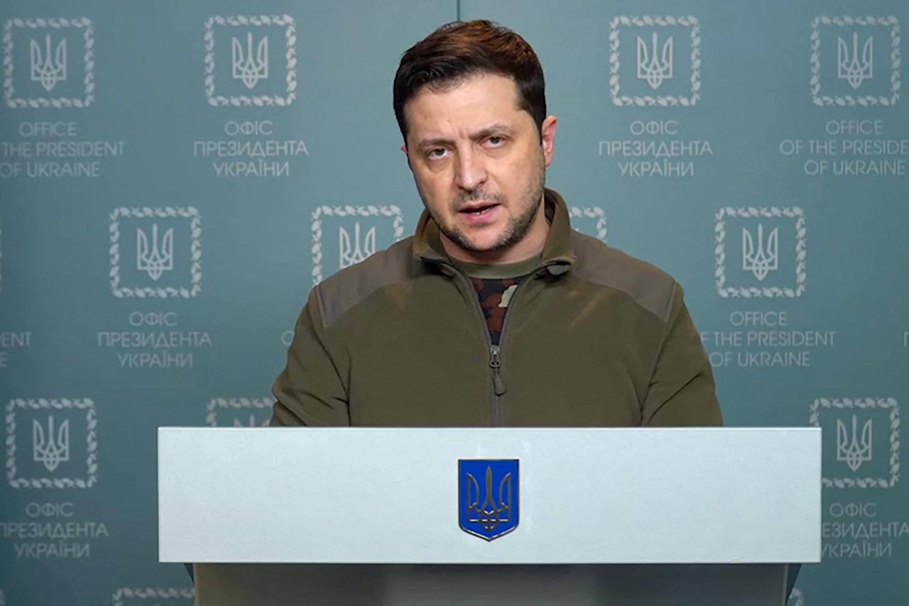 Presidente da Ucrânia Volodymyr Zelensky