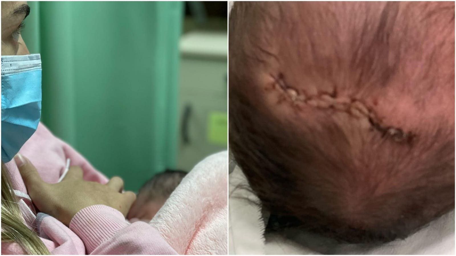 Bebê cai no chão em hospital