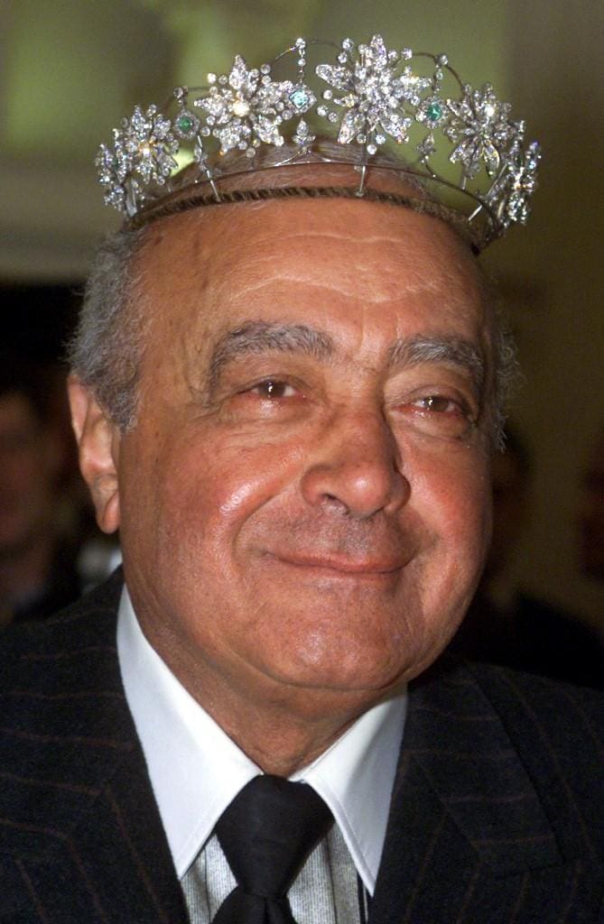 Mohamed Al-Fayed nasceu no Egito e mudou-se para o Reino Unido na década de 1960