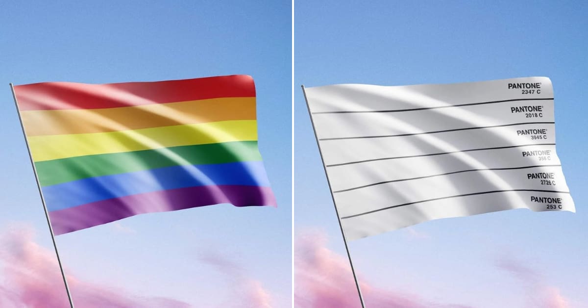 Pantone criou versão especial da bandeira LGBTQIA+ para a Copa do Mundo 2022