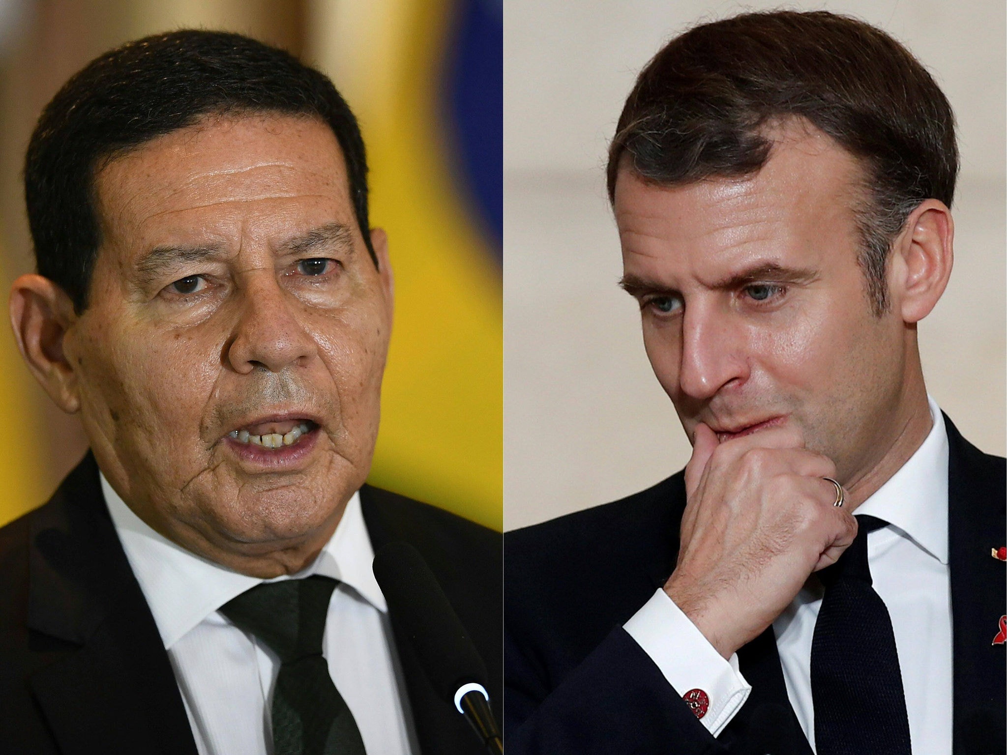 Mourão e Macron