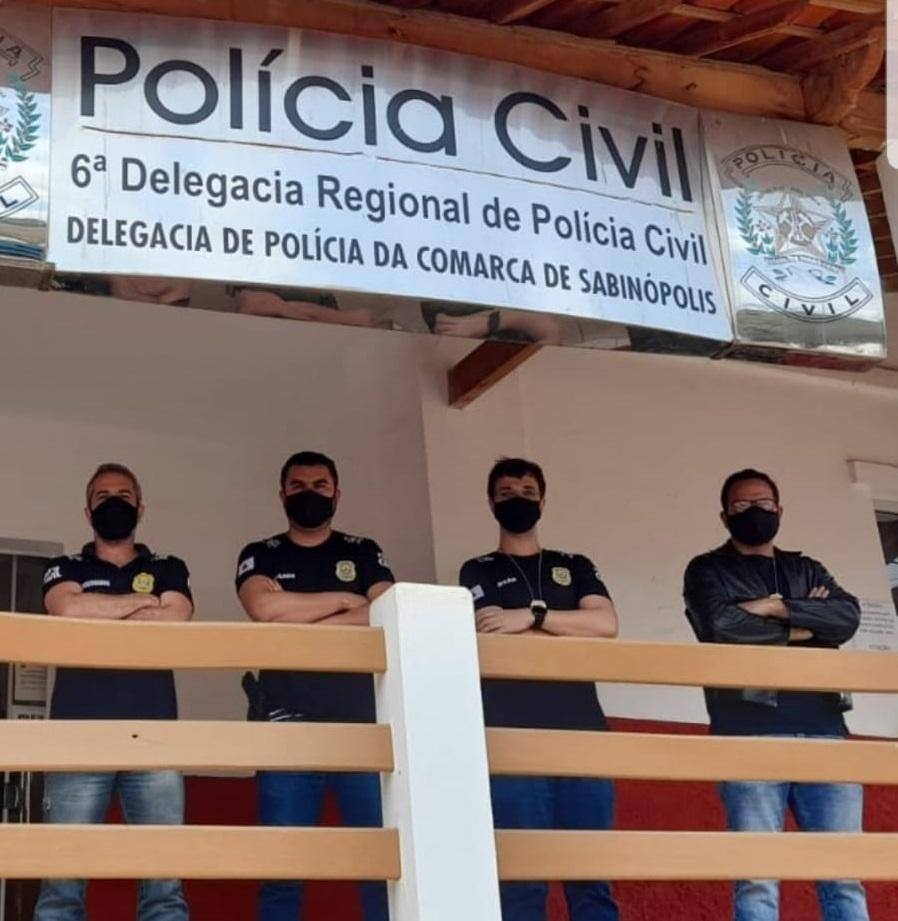 Homem foi levado a Delegacia de Polícia Civil de Sabinópolis