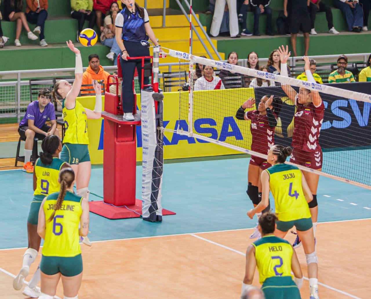 Brasil e Venezuela em estreia na Copa América de Vôlei Feminino
