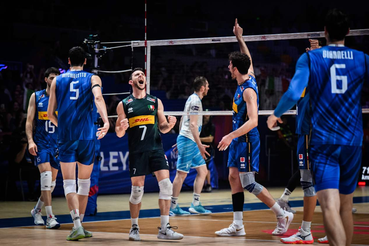 Itália vai à primeira final da VNL Masculina