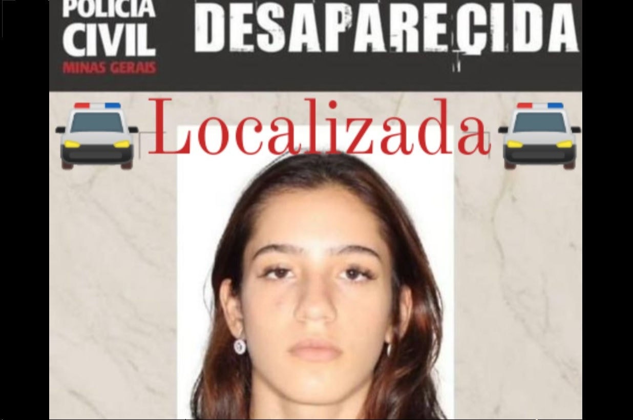 Polícia Civil confirmou o encontro da adolescente no início da noite deste sábado (8)