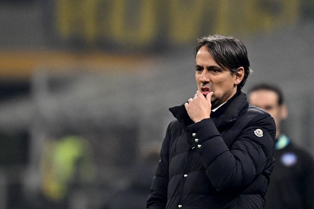 Técnico Simone Inzaghi, da Inter de Milão