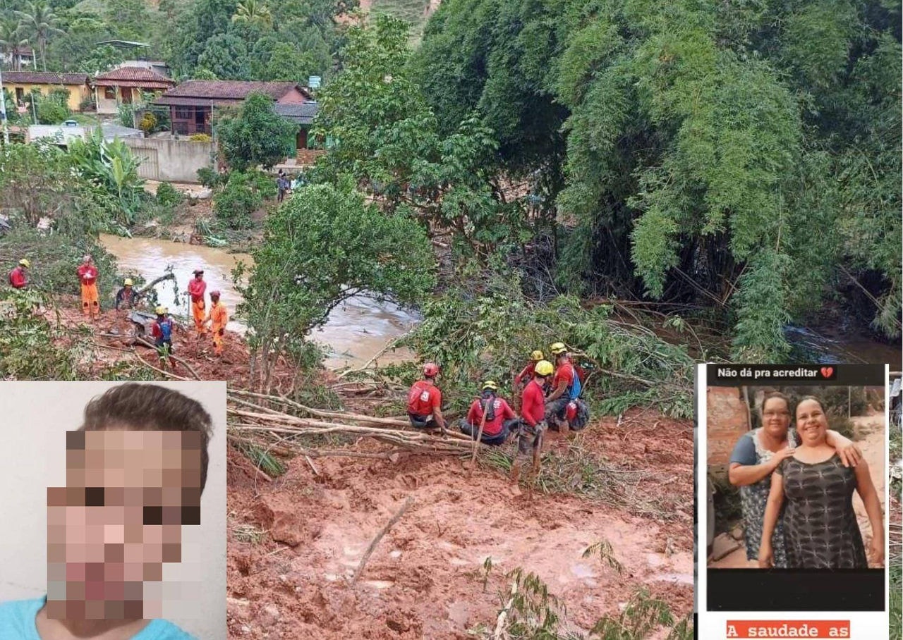 O pequeno Luan está desaparecido e as tias Marli e Aparecida morreram na tragédia