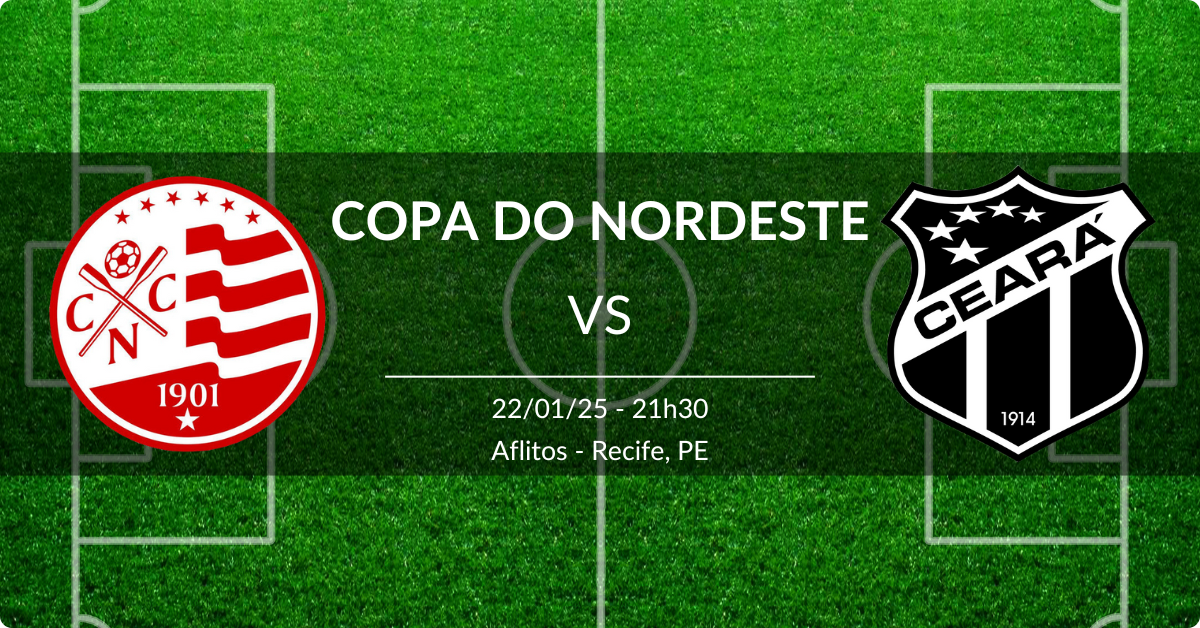 Náutico x Ceará 22/01/25 Copa do Nordeste