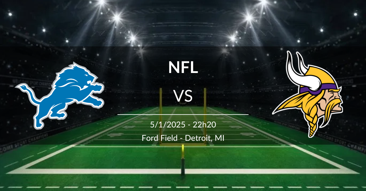 Detroit Lions x Minnesota Vikings 05/01/25 NFL