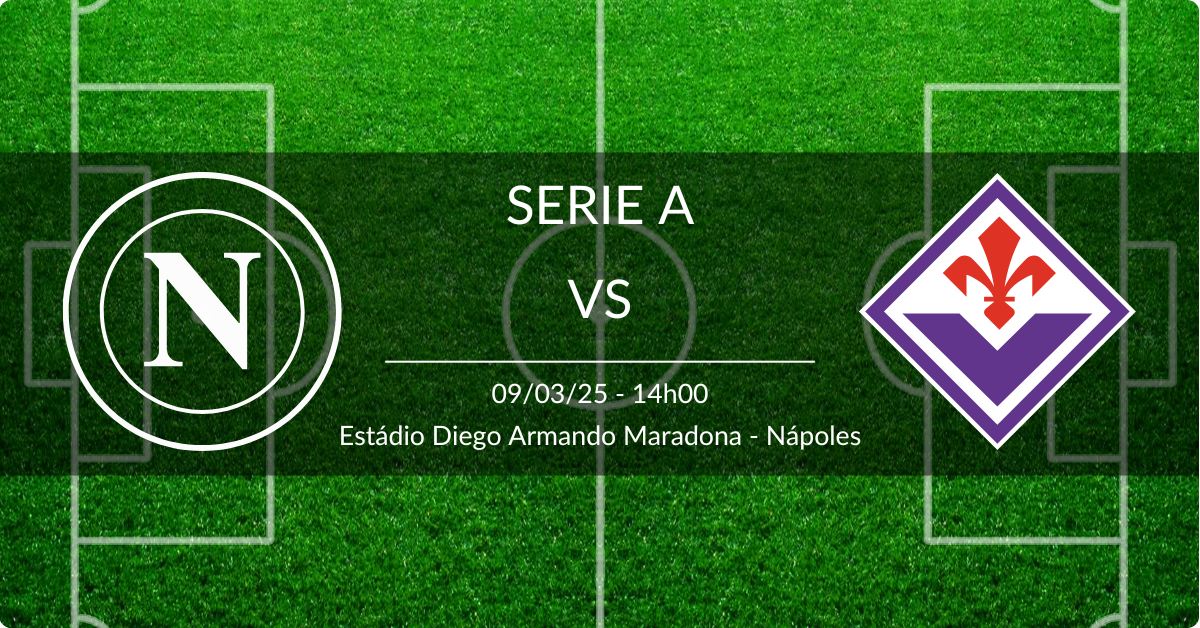 Napoli x Fiorentina 9 March 2025 Serie A