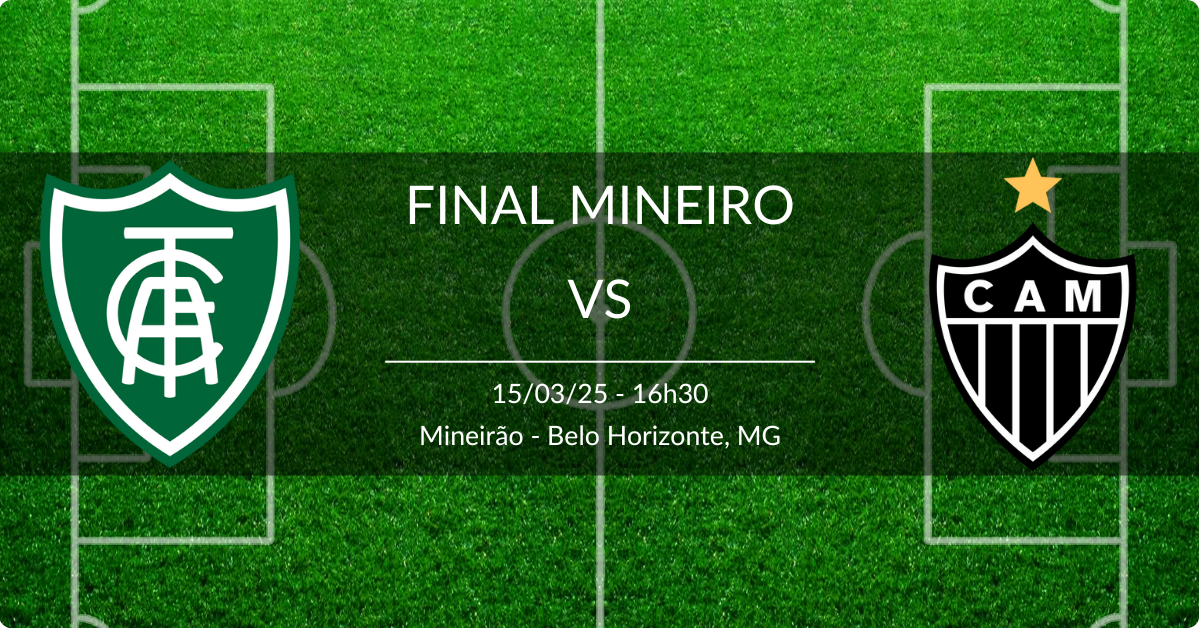 América-MG x Atlético-MG 15/03/25 Campeonato Mineiro