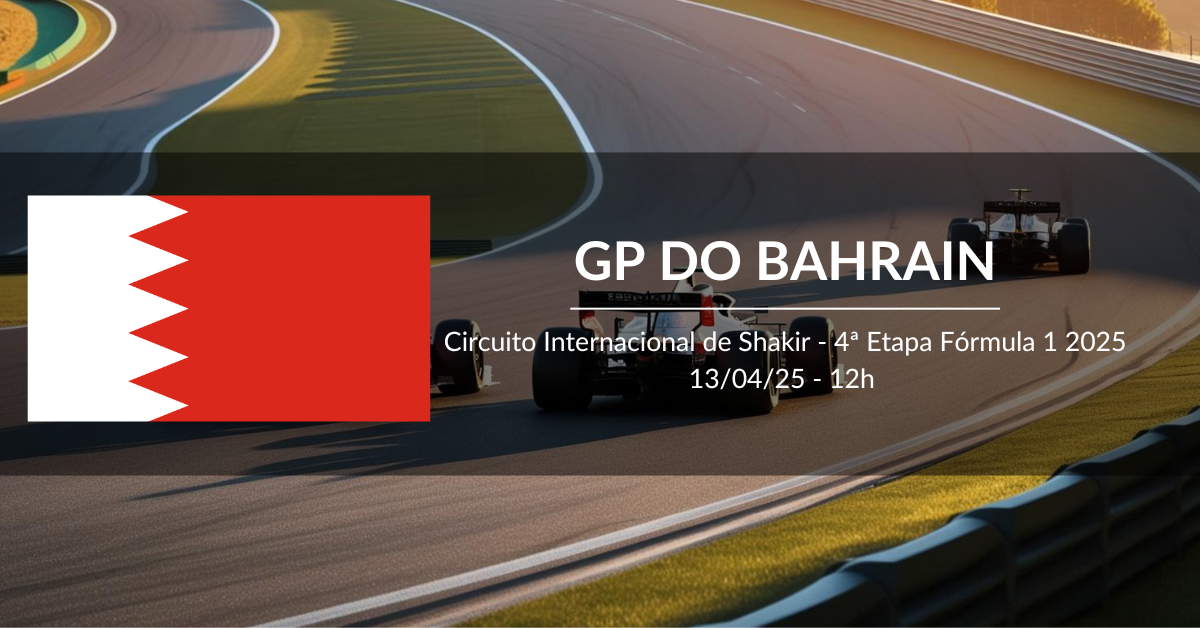 GP do Bahrain 13/04/25 Fórmula 1 2025