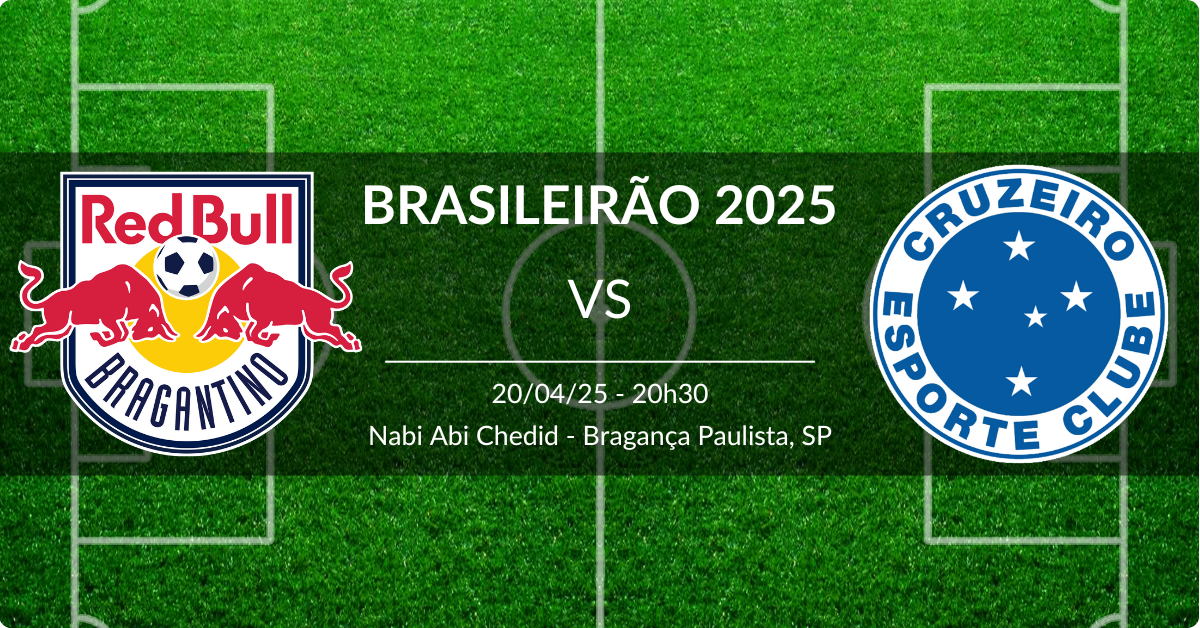 RB Bragantino x Cruzeiro 20/04/25 Brasileirão 2025