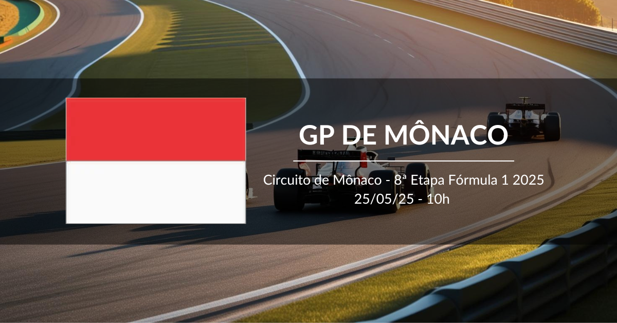 GP de Mônaco 25/05/25 Fórmula 1
