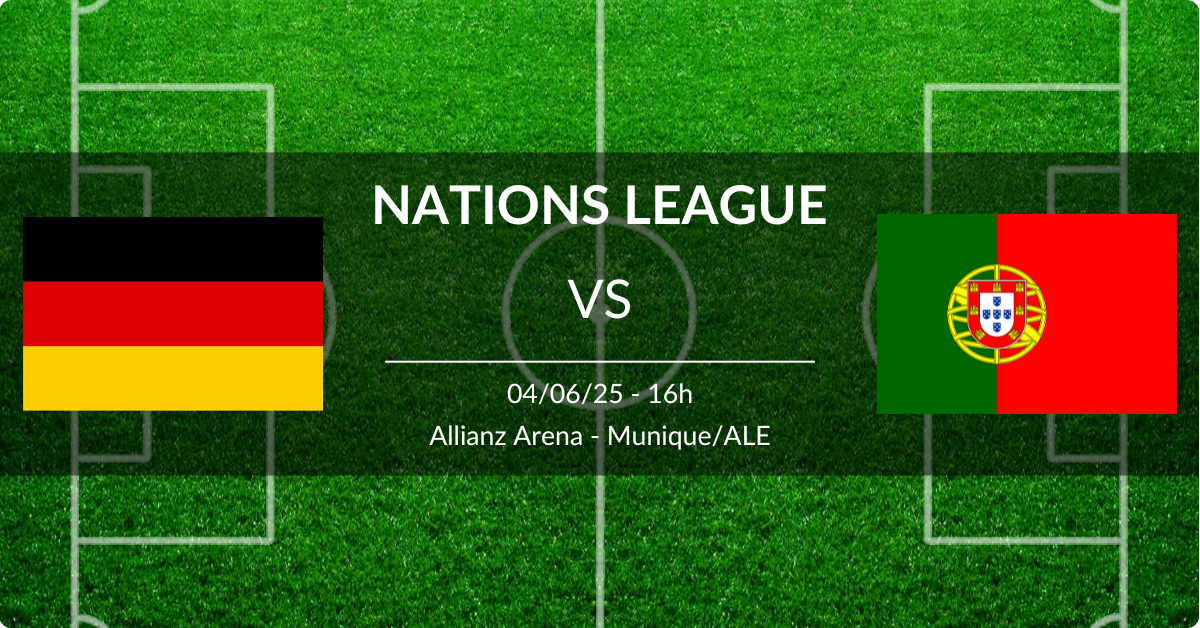 Alemanha x Portugal 04/06/25 Nations League