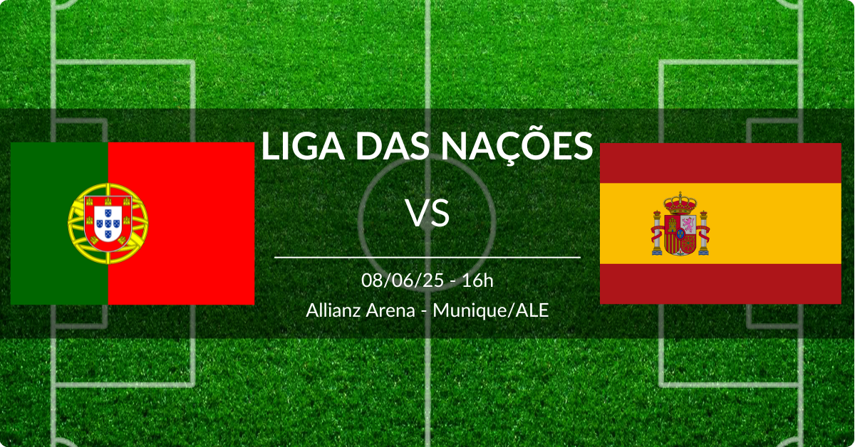 Portugal x Espanha 08/06/25 Nations League