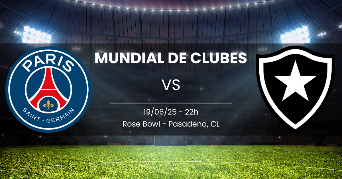 PSG x Botafogo 19/06/25 Mundial de Clubes