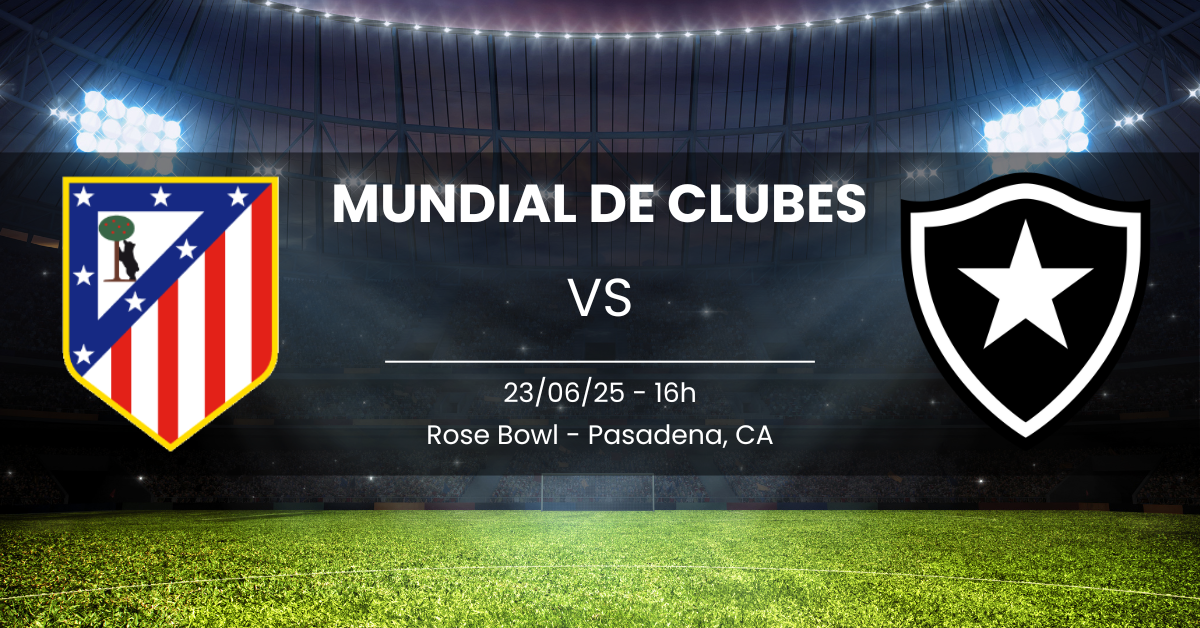 Atlético Madrid x Botafogo 23/06/25 Mundia de Clubes